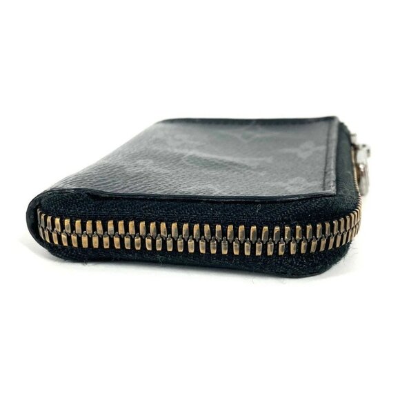 LOUIS VUITTON M63536 MonogramEclipse Portemone Jules Wallet Coin Case coin purse - Picture 3 of 11